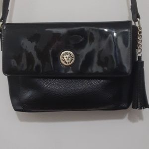 Anne Klein Purse Handbag Black Adjustable Strap